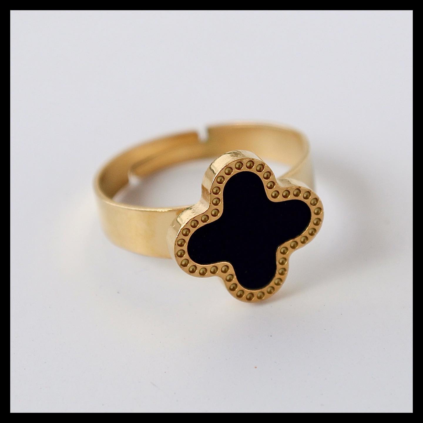 Clover Set with Adjustable Ring