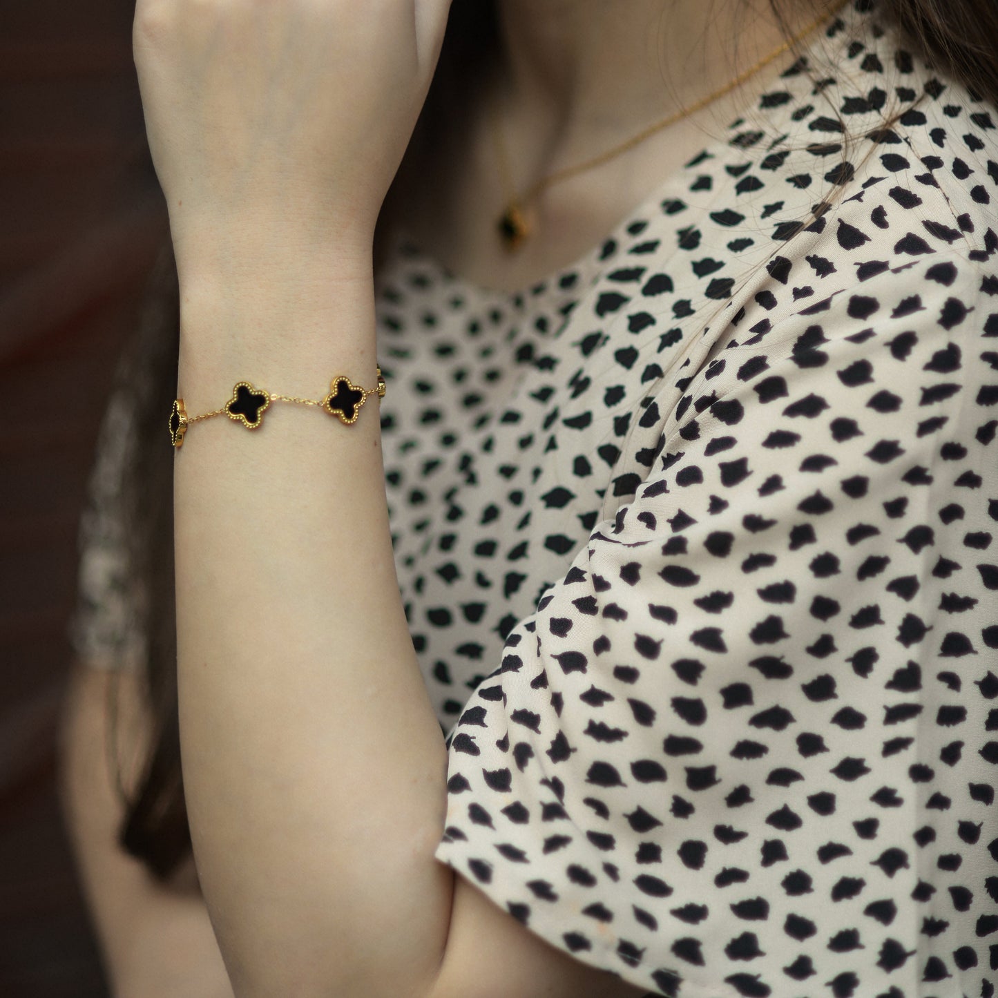Clover Set with Adjustable Ring